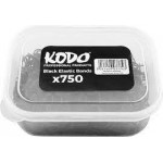 Kodo Black Elastic bands 750pk